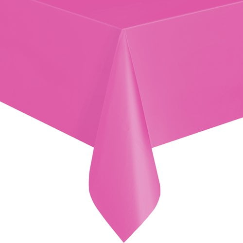 Solid Hot Pink Table Cover, 54" x 108"