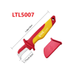 thumbnail image 3 of LiTuiLi Electrician Knife Insulated Cable Stripping Snips Straight Curved Hook Fixed Blade Wire Stripper Peeling Hand Tool, 3 of 5