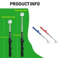 thumbnail image 3 of Practice Stick Swing Trainer Posture Corrector Workmanship Sporting Equipment for Beginners Training Aid Golfing Supplies Black, 3 of 9