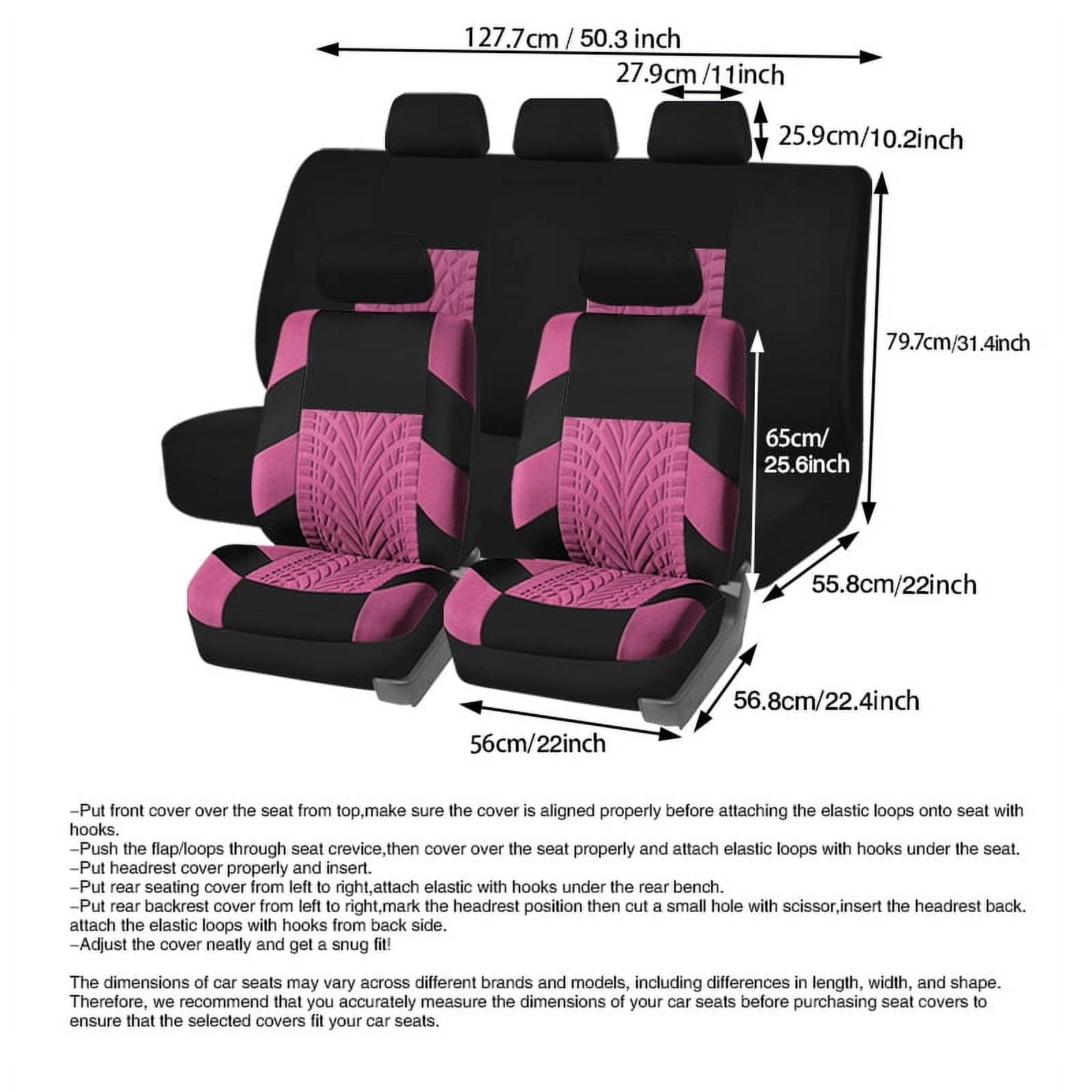 Autoking Covers Polyester Car Seat Cover Set Suitable For Most Car Seat Covers With Shoulder Protector Car Seat Protection AD9521-Beige