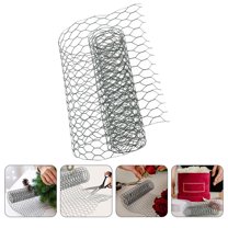 1 Roll Chicken Wire Fence, Iron Welded Cage Wire Mesh Roll Supports Poultry Netting Cage Fence
