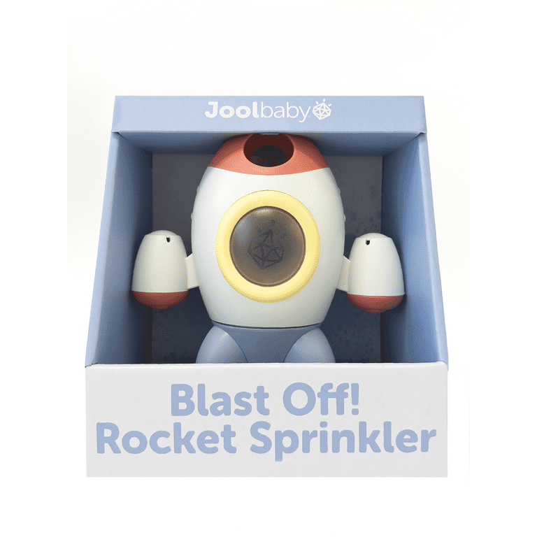 Jool Baby Blast-Off Rocket Sprinkler Interactive Water Bath Toy