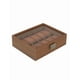 thumbnail image 1 of Caja Xtellar Para Relojes Y Alhajero Con 10 Compartimentos Color Marron, 1 of 5