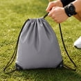 thumbnail image 6 of Drawstring Backpack Durable Water Resistant Sackpack, Lightweight Sports String Cinch Bag, Large Capacity Portable Gym Backpack for Outdoor Camping Beach Soccer Basketball Yoga, 6 of 6