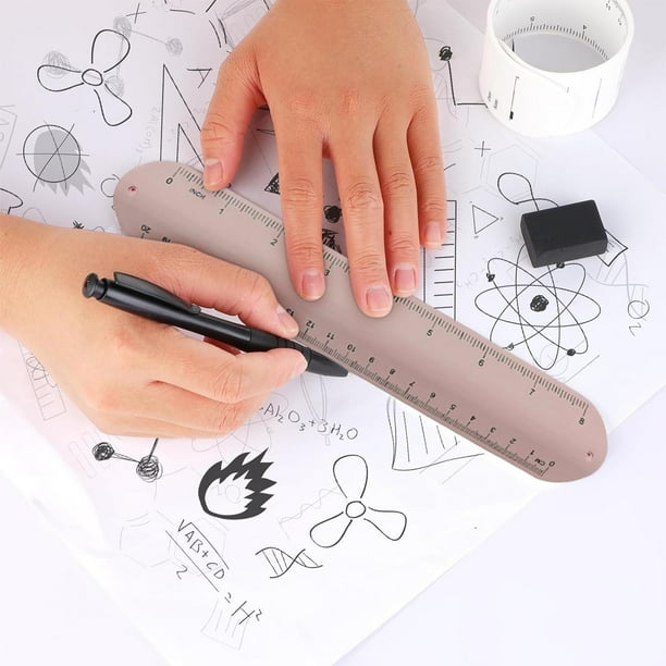 Pulsera de notas para estudiantes | Pulsera de notas borrable para recordatorios | Banda de silicona reutilizable | Escribir y limpiar para tareas y mensajes | Ideal para Estudiantes Profesionales