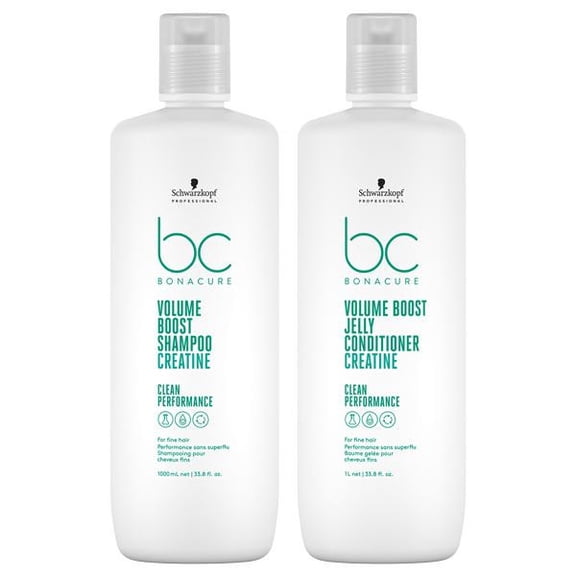 Bc Bonacure Volume Boost Shampoo and Conditioner 33.8 fl. oz. (Pack of 2)