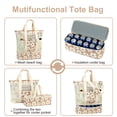 thumbnail image 4 of Bolsa de playa de malla Bluboon con compartimento de refrigeración para mujer, 4 of 9