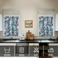 thumbnail image 4 of Tropical Hawaiian Flowers Kitchen Curtains Set 27.5x36in Polyester Valance and Tiers, Island Botanical Window Curtains for Small Kitchen Decor and Summer Home Styling, 4 of 6