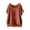 501_Brown, variant on T Shirts for Women,Cotton Linen Boat Neck Casual Blouses Plain Flutter Sleeve Loose Fit Shirts,Beige Women Blouses