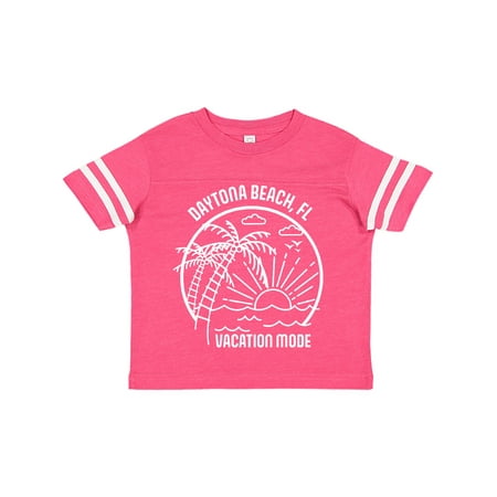 

Inktastic Summer Vacation Mode Daytona Beach Florida Gift Toddler Boy or Toddler Girl T-Shirt