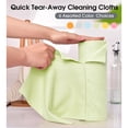thumbnail image 7 of Microfiber Cleaning Cloth Roll, 50-Sheet Pack,Tear-Off Reusable Commercial Wipes, Lint-Free Cloths for Home, Kitchen, and Car Cleaning, 9.84 × 9.84 in, 7 of 7