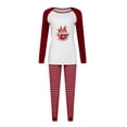 thumbnail image 3 of LIZUOJUN Women's Pajama Sets Long Sleeve Pants Sleepwear 2 Piece Lounge Set Soft Comfortable Breathable Pjs Loungewear Striped Christmas Print Pajama Holiday Sleepwear - M, 3 of 6