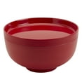 thumbnail image 7 of INFUSE 4 Piece Melamine Nesting Ramen Bowl Set with Plate & Lid, Red, 7 of 7