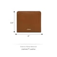 thumbnail image 3 of Cartera Fossil Logan, sillín plegable, piel auténtica, RFID, 3 of 6