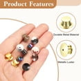 thumbnail image 3 of 60Pack Metal Locking Pin Backs, Pin Keepers Locking Clasp, Gold, 3 of 7