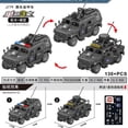 thumbnail image 3 of Bloques de construcción para niños, juguete de ladrillos para armar vehículo todoterreno armazón militar Humvee Jeep H1, serie WW2, ideal para regalo, 2 modos, 2024,No Box, 3 of 6