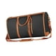 thumbnail image 5 of Bolsa de lona para ropa, bolsa para traje, bolsa de almacenamiento de gran capacidad, bolsa de viaje de negocios, bolsa de mano para ropa, para Negro Marrón, 5 of 8