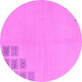 thumbnail image 1 of Ahgly Company Indoor Round Abstract Pink Modern Area Rugs, 7' Round, 1 of 4