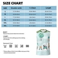 thumbnail image 6 of Fotbe Men's Animals Riding Across The Sky Print Men's Sleeveless Muscle Tank Tops Casual T-Shirts for Gym Workout Beach-X-Large, 6 of 8
