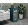 thumbnail image 4 of Palace Imports 100% Solid Wood 16.5" Bathroom Cabinet with Frosted Glass Door, Teal Blue, 4 of 5