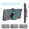 thumbnail image 4 of Takfox Case For Samsung Galaxy A13 5G,Shockproof Heavy Duty Rugged Locking Swivel Holster Belt Clip Kickstand Full Body Hard Shell Phone Cover Case,Blue, 4 of 7