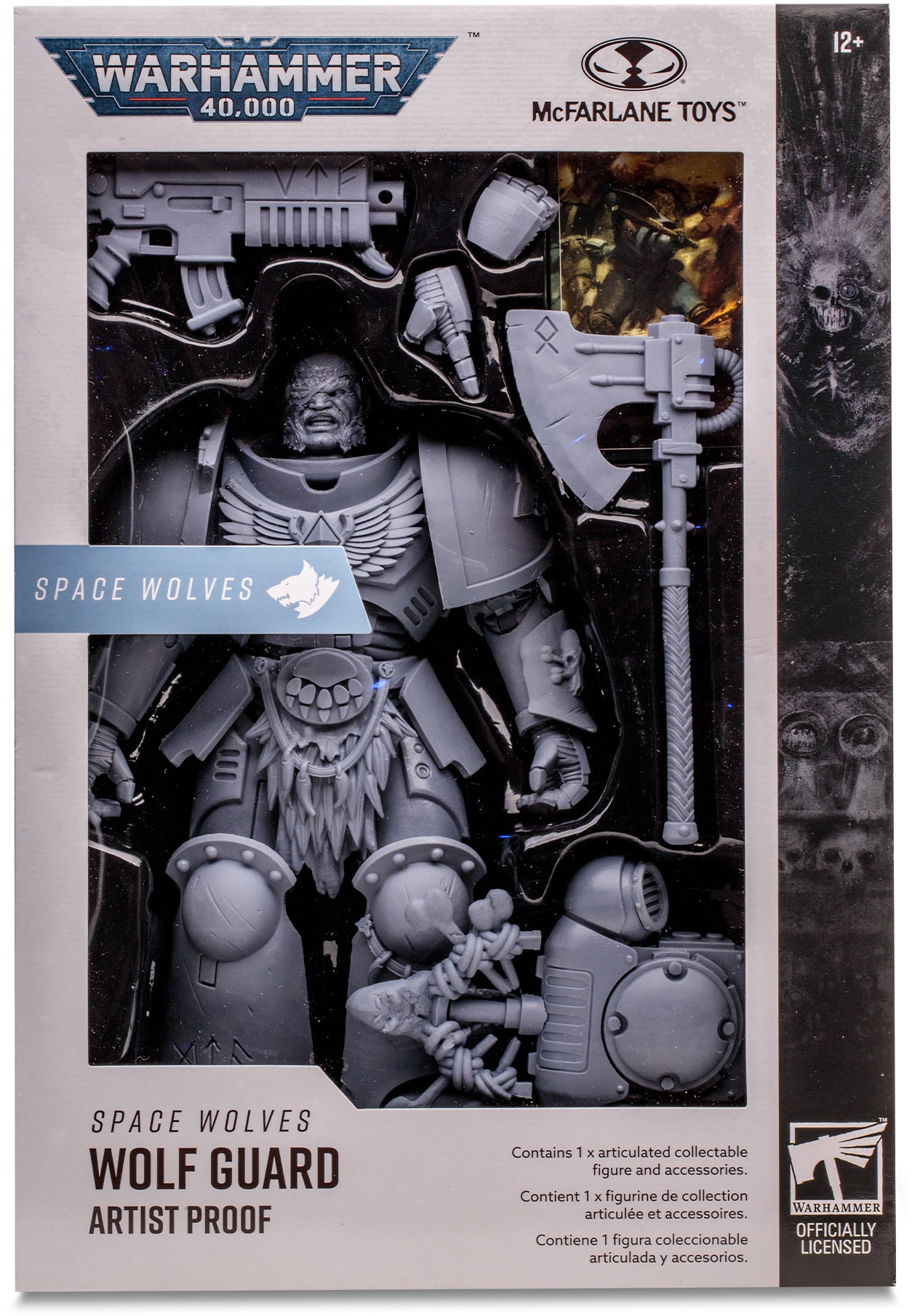 Figurine - Mcfarlane Toys - Warhammer 40000 - Space Wolves Wolf Guard - GAMING