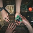 thumbnail image 1 of karymi Amethyst Witches Runes Set , Healing Crystal Stone For Meditation Divination Up to 45% off, 1 of 4