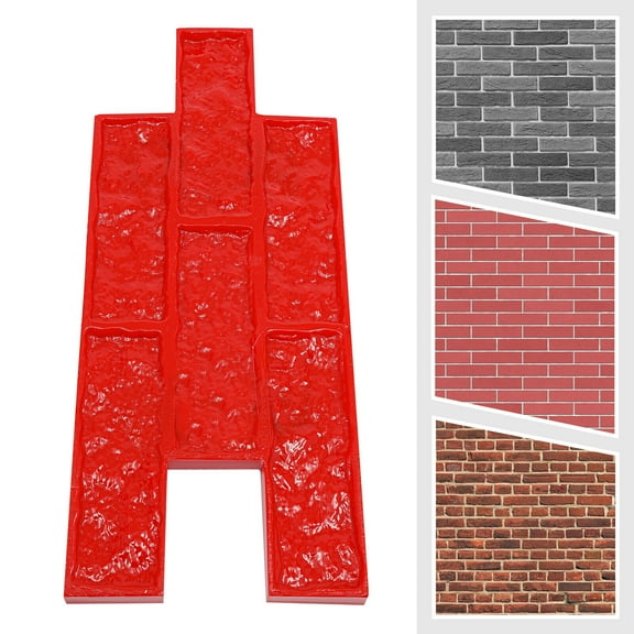 PU Concrete Stamps Mats, Concrete Stamping Molds,  Stone-like Pattern Concrete Mould For Wall & Floor DIY Fun