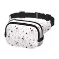 thumbnail image 2 of Disketp Cute Poodle Dog Riñonera de Doble Capa, Bolsa de Cintura Ajustable para Viajes, Correr y Senderismo, Riñonera Ligera para Hombre y Mujer, 2 of 9