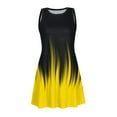 thumbnail image 4 of Womens Dresses Summer Sleeveless Beach Backless Camisole Beach Mini Sun Casual Dress Yellow XL, 4 of 4