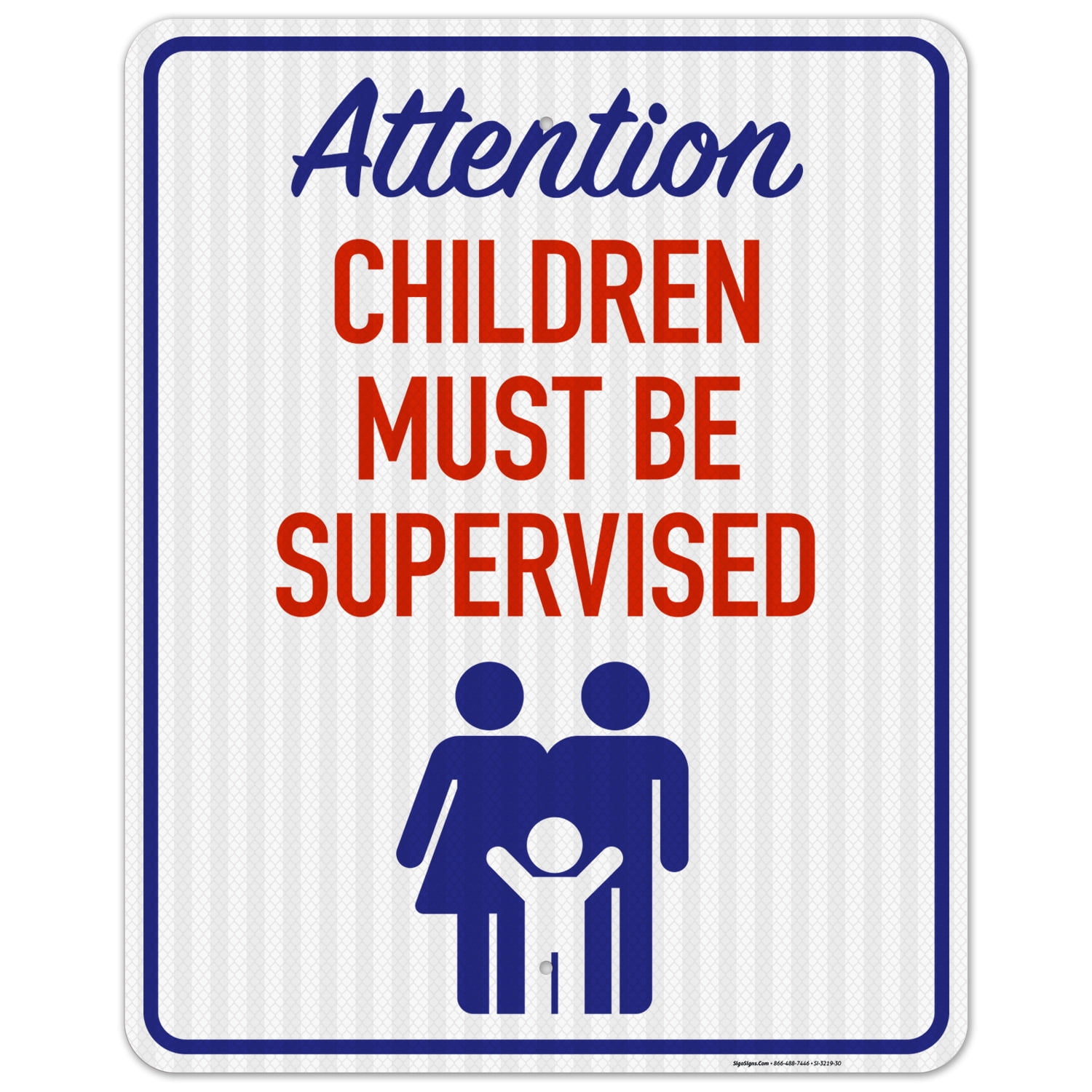 Pool Unsupervised Sign Attention Children Must Be Supervised Pool Sign, - Walmart.com