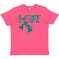 thumbnail image 3 of Inktastic Hope- Teal Ribbon for Awareness of Ovarian Cancer Youth T-Shirt, 3 of 5