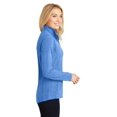 thumbnail image 3 of Port Authority Ladies Heather Microfleece Full Zip Jacket-2XL (Light Royal Heather), 3 of 6