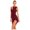 Burgundy, variant on CHICTRY Womens Contemporary Lyrical Dance Wear Gymnastics Asymmetrical Hem Ballet Leotard Dress