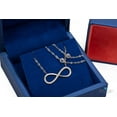 thumbnail image 3 of Infinity Symbol CZ Pendant with Necklace in 14k Yellow Gold, 3 of 4