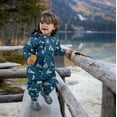 thumbnail image 3 of Jan & Jul Kids' Muddy Buddy Waterproof Coverall Rain-Wear Play-Suit (Puddle-Dry: Arctic, 4T), 3 of 5