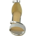 thumbnail image 4 of Fashion Thirsty Womens Ladies Sparkle Diamante Low Mid Heel Sandals, 4 of 4