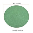 thumbnail image 2 of Uxcell 5.4" Round Nonwoven Tree Mulch Ring Mat Cover Plant Obstacle, Green 12 Pack, 2 of 5