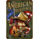 thumbnail image 1 of Chapa Música Americana Metal Pintura Hierro Rectangular Bar para El 30x40cm, 1 of 9