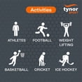 thumbnail image 3 of Tobillera Deportiva Air Pro Naranja Nylon C/Cinta Tynor, 3 of 4