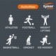 thumbnail image 3 of Tobillera Deportiva Air Pro Naranja Nylon C/Cinta Tynor, 3 of 4