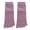 Purple, variant on 1 Pair Mid Tube Socks Sweat Absorption Breathable Soft Solid Color High Elasticity Keep Warm Non-Slip No Odor F