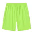 thumbnail image 3 of TANBOM Men's Fashion Polyester Five Sports Shorts Lightweight Breathable Adjustable Drawstring Green L, 3 of 6