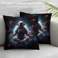 thumbnail image 3 of GOSMITH  Spaceship Decorative Kids Throw Pillow Covers, Astronaut, Rocket Ship, Galaxy Theme, 3 of 5