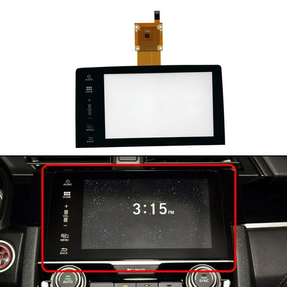 7" Touch Screen Digitizer for Honda for Civic 2016-2019 10Th Radio Navigation