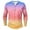Multicolor22, variant on Jalioing Men's Gradient Shirts Loose Long Sleeve Crew Neck Button T Shirt Spring Summer Casual Pullover Shirts