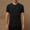 Black, variant on Mens Running T Shirts with Short Sleeve Athletic Quick Dry Shirts Workout Gym Crewneck Top Big and Tall Size L-5XL Green