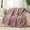 Purple Dusk-Throw 50x60, variant on Throw 50x60 Shoreline Beige Faux Bubble Luxe Comfort Home Decor