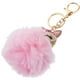 thumbnail image 3 of Llavero de bola mullida con perlas incrustaciones de cadena de llavero para el bolso de las mujeres / teléfono móvil / colgante del coche (rosa), 3 of 5