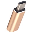thumbnail image 3 of Methold Adaptador de Cable para teléfono móvil, convertidor antipérdida de aleación de aluminio, conector de enchufe de línea a , Teléfono y Comunicación Oro, 3 of 5